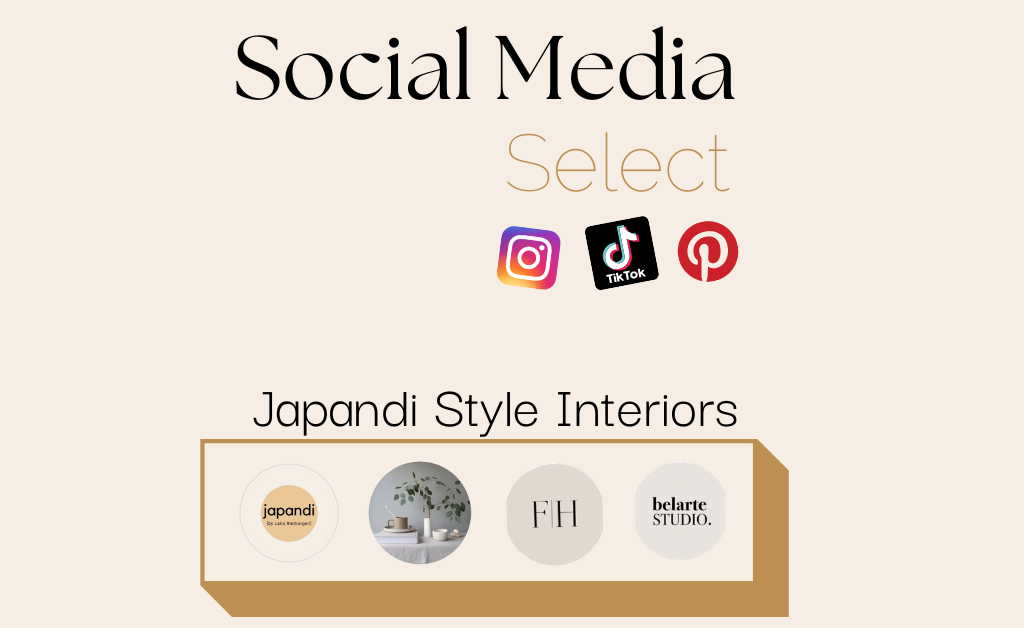 japandi pinterest and instagram accounts