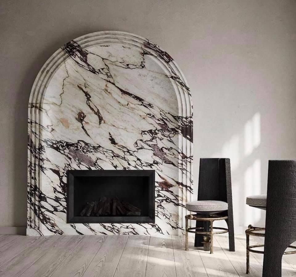 fireplace marble