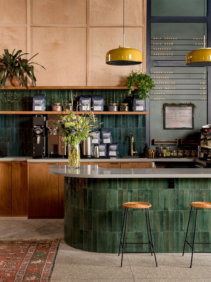 bold color zellige tiles in modern design
