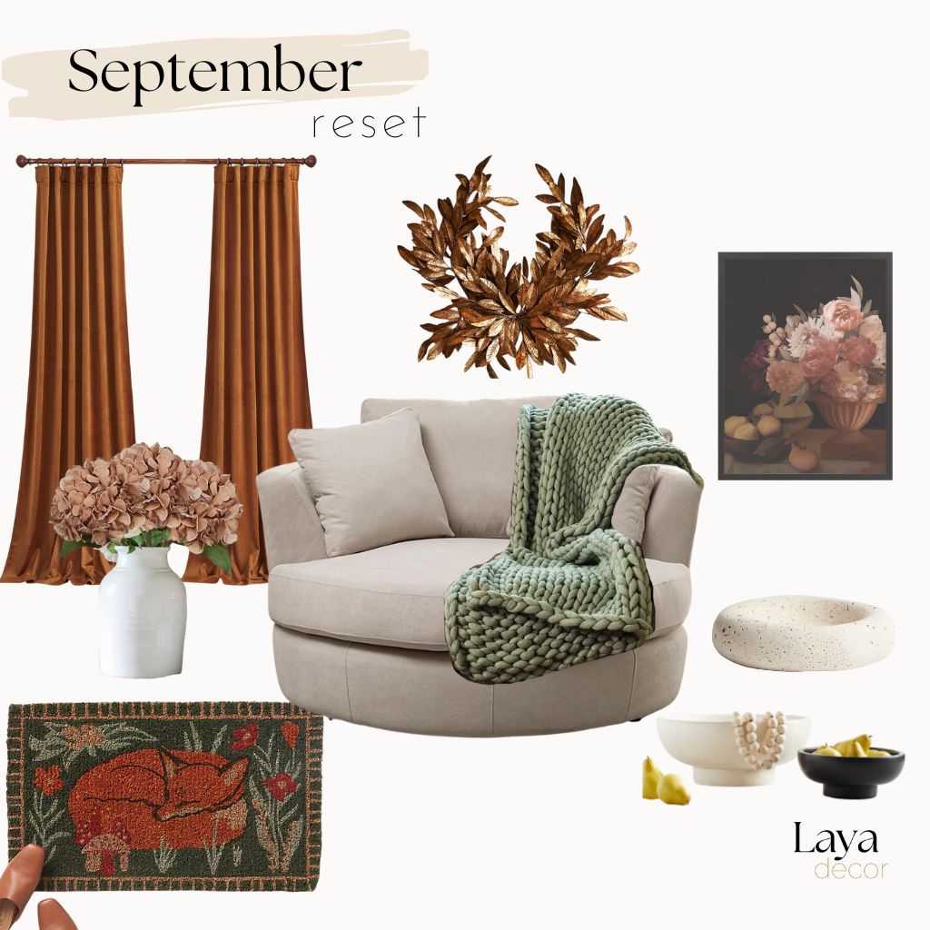 September home décor refresh